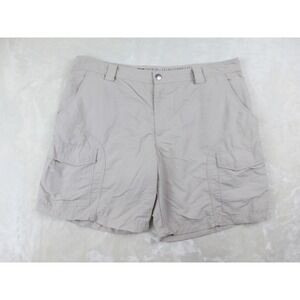 Reel‎ Legends Shorts Mens 40 Brown Tan Cargo Lightweight Fishing Casual*